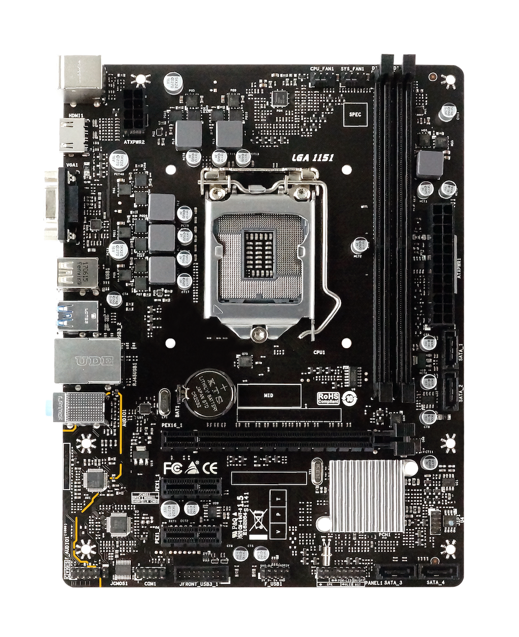Tarjeta Madre Intel Biostar H310Mhp 3.0 Ddr4 Lga1151