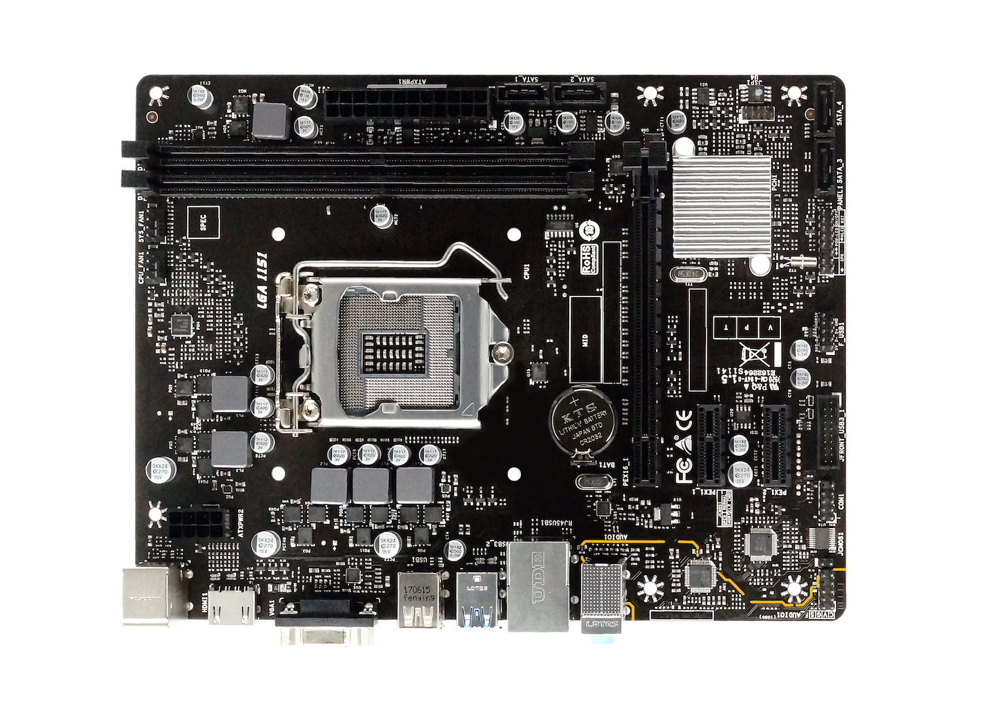 Tarjeta Madre Intel Biostar H310Mhp 3.0 Ddr4 Lga1151