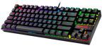 Teclado Redragon K552 Kumara Rainbow Mechanical Black Red Switch Español