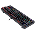 Teclado Redragon K552 Kumara Rainbow Mechanical Black Red Switch Español