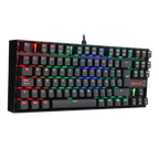 Teclado Redragon K552 Kumara Mecánico Rgb Negro Español Switch Rojo