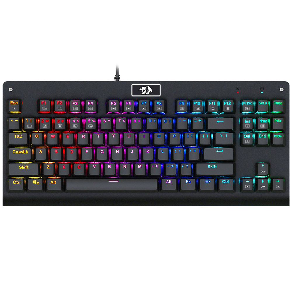 Teclado Redragon K568 Dark Avenger Rgb Mecánico Usb  Ingles