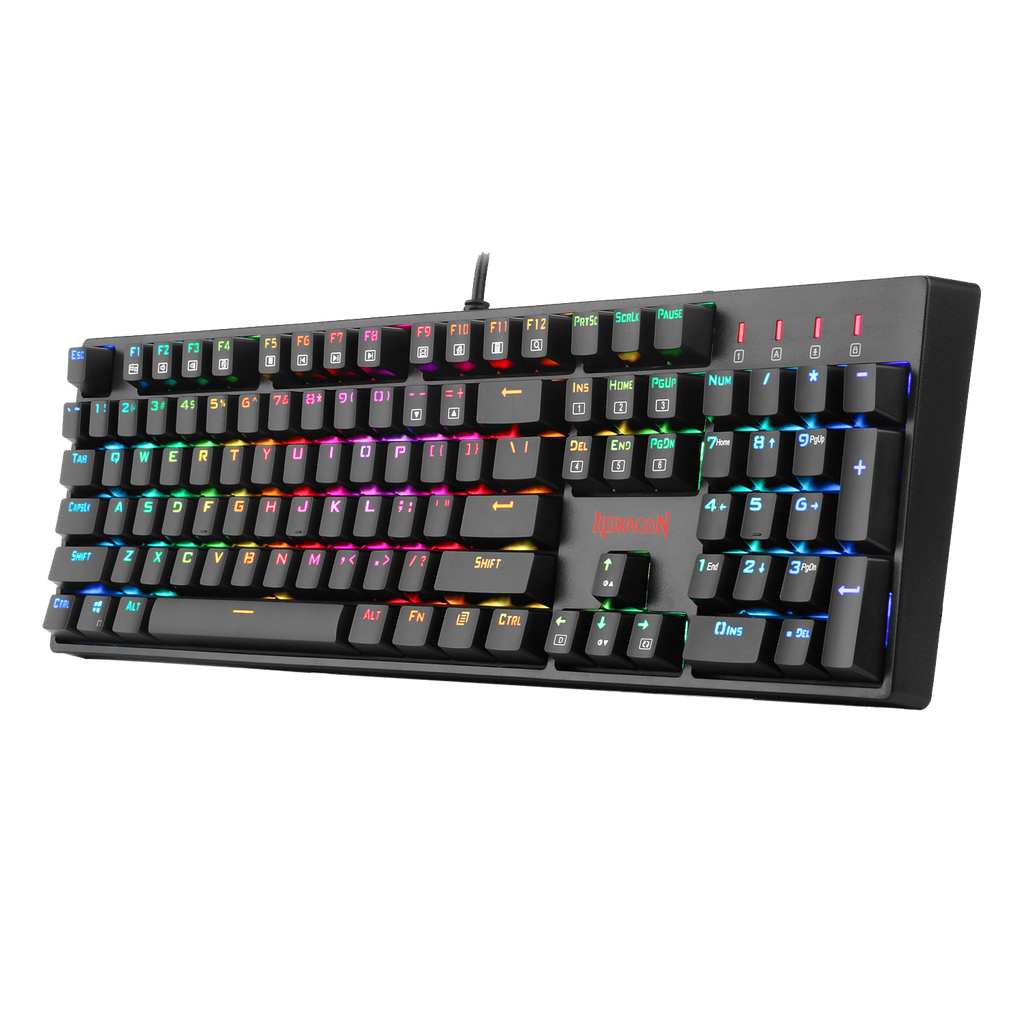 Teclado Redragon K582Rgb Surara Rgb Mecánico Usb