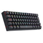 Teclado Redragon K630 Dragonborn Negro Mecánico Led Roja  Switch Café