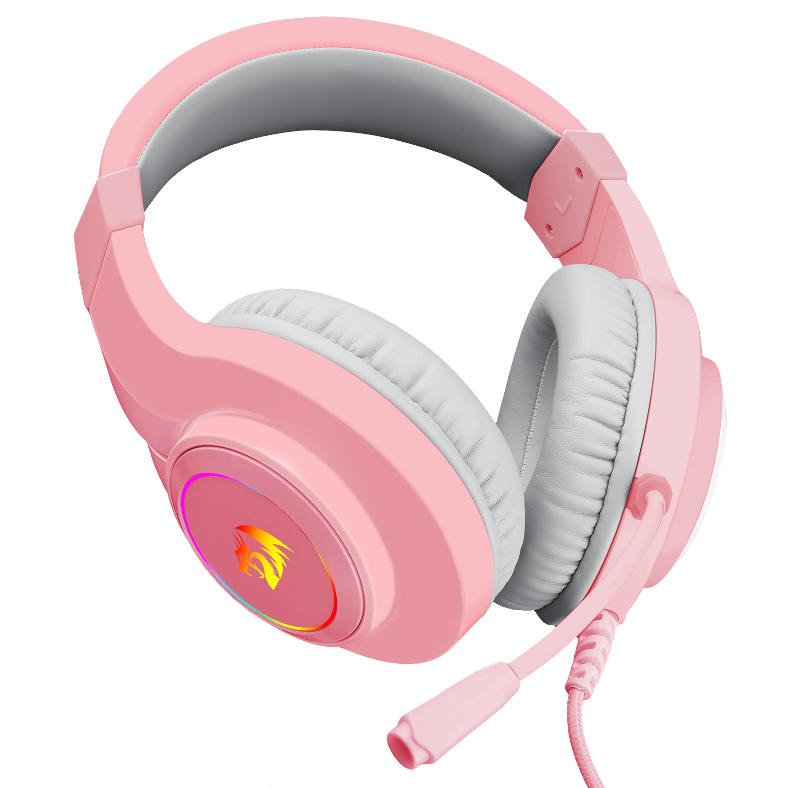 Audifono Redragon H260P-Rgb Hylas Rosado