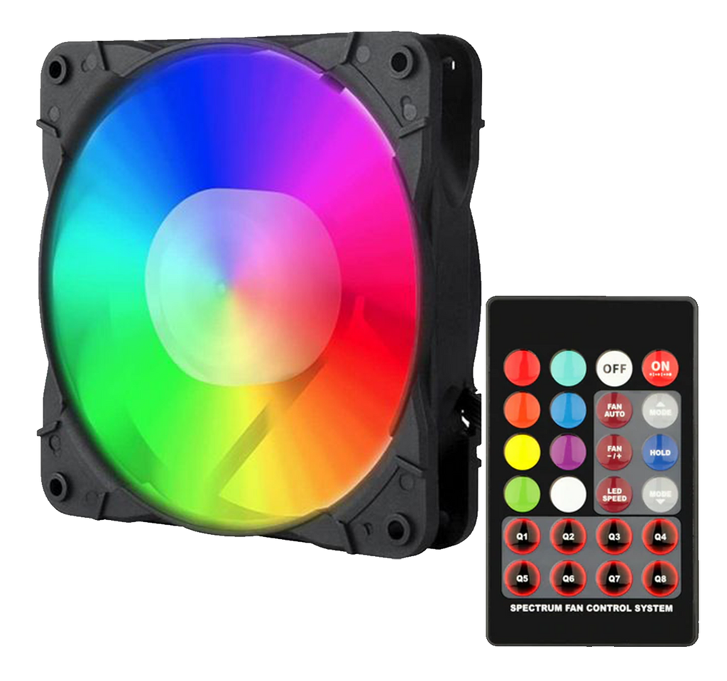 Ventilador Redragon Gc-F007 Rgb 120 Mm + Control