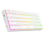 Teclado Redragon K630W Dragonborn Rgb Blanco Mecánico Switch Rojo