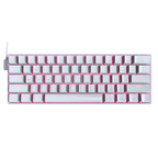 Teclado Redragon K630W Dragonborn Rgb Blanco Mecánico Switch Rojo
