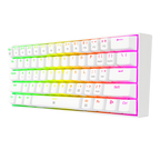 Teclado Redragon K630W Dragonborn Rgb Blanco Mecánico Switch Rojo