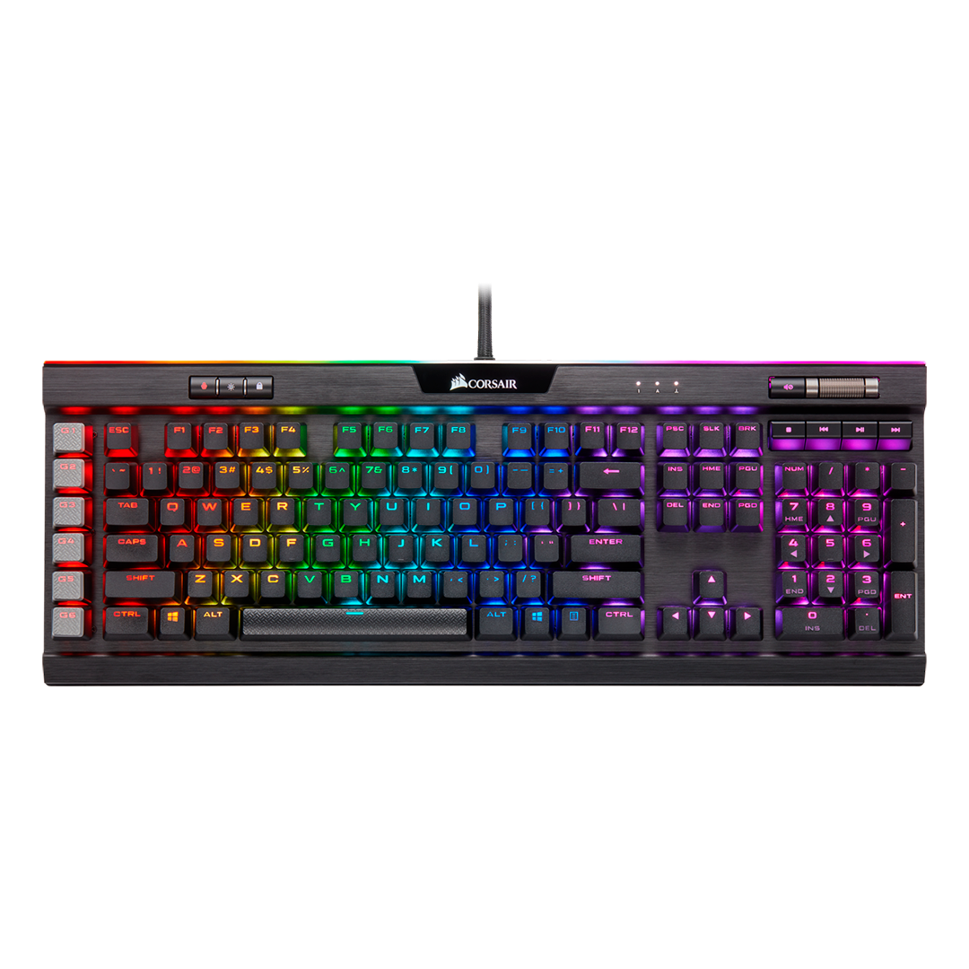 Teclado Corsair K95 Rgb Platinum Xt Mecánico Switch Cherry Mx Rápido
