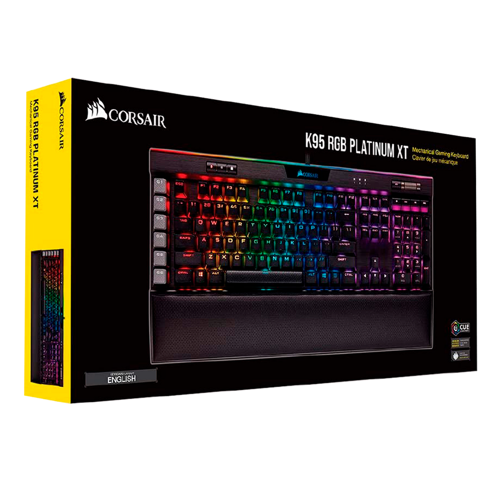 Teclado Corsair K95 Rgb Platinum Xt Mecánico Switch Cherry Mx Rápido