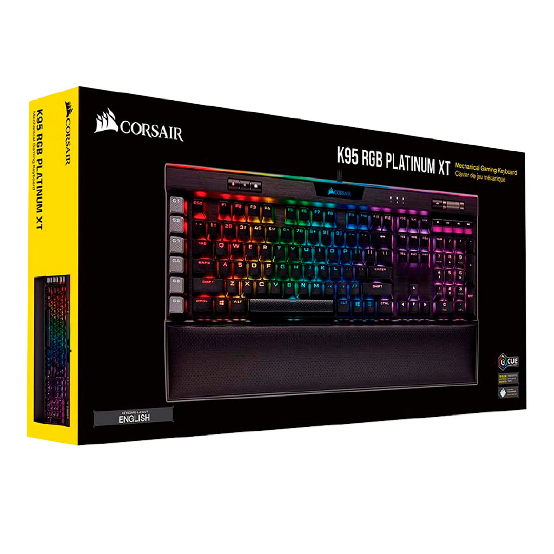 Teclado Corsair K95 Rgb Platinum Xt Mecánico Switch Cherry Mx Rápido
