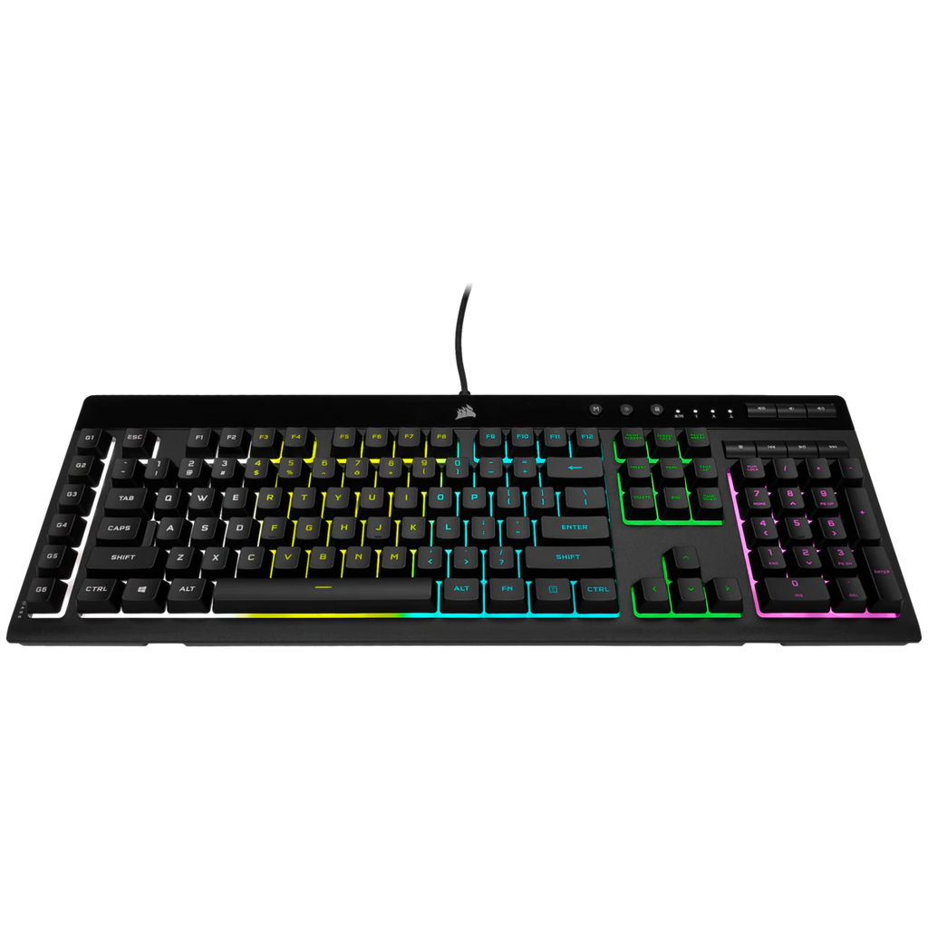 Teclado Corsair K55 Rgb Pro Membrana Cableado Usb