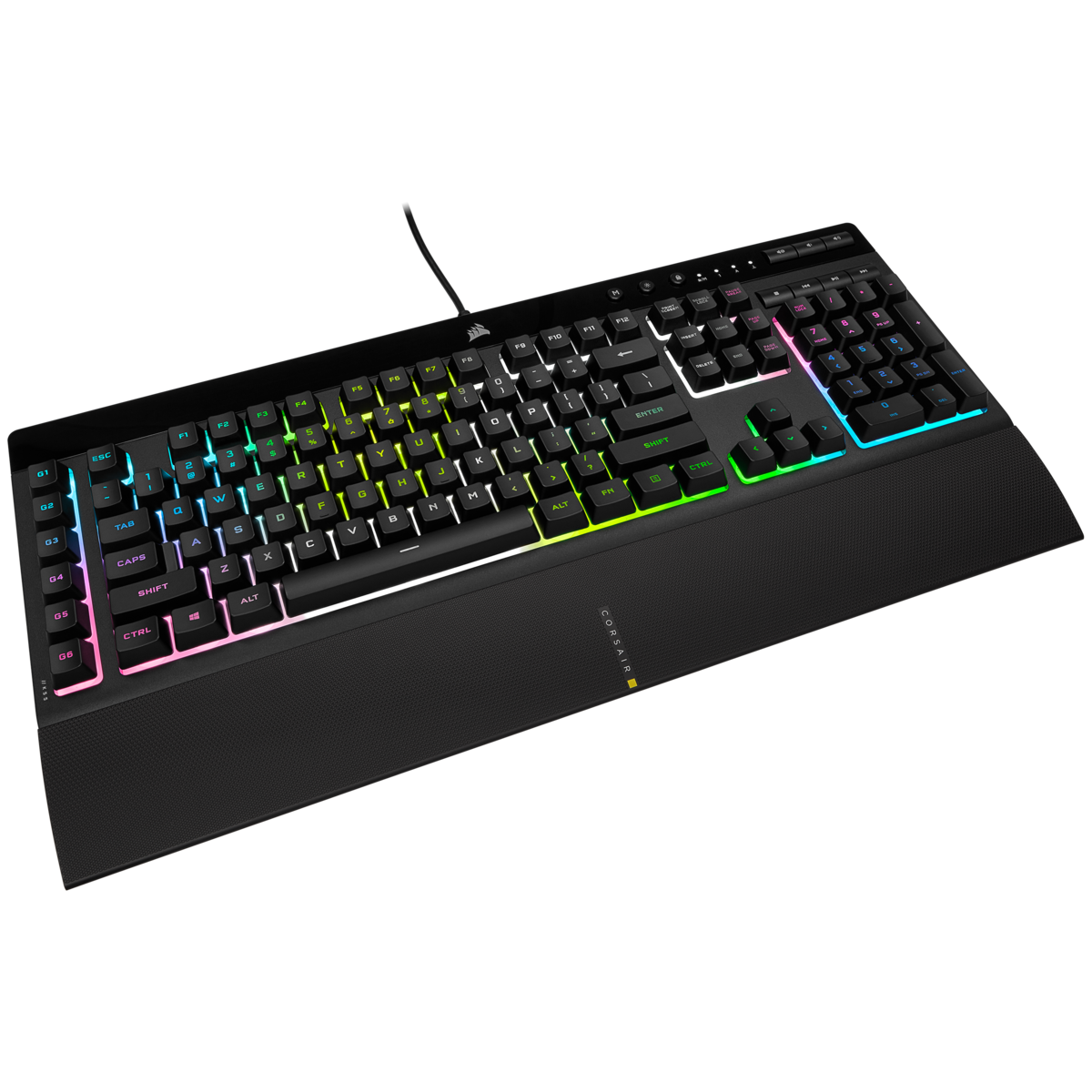 Teclado Corsair  K55 Rgb Pro Xt Membrana Cableado Usb