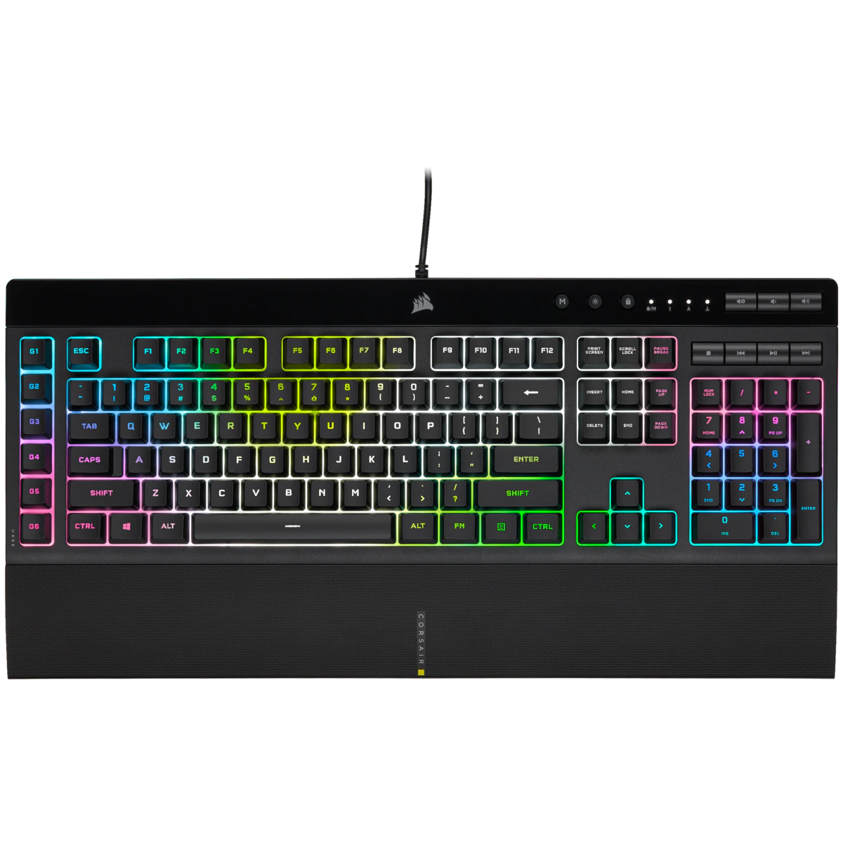 Teclado Corsair  K55 Rgb Pro Xt Membrana Cableado Usb