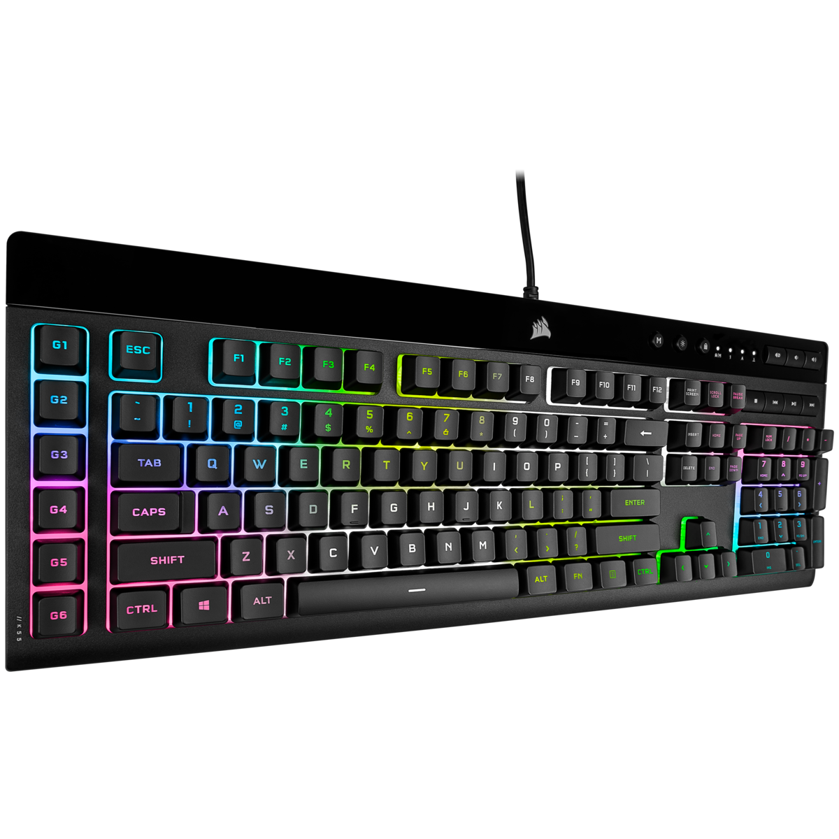 Teclado Corsair  K55 Rgb Pro Xt Membrana Cableado Usb