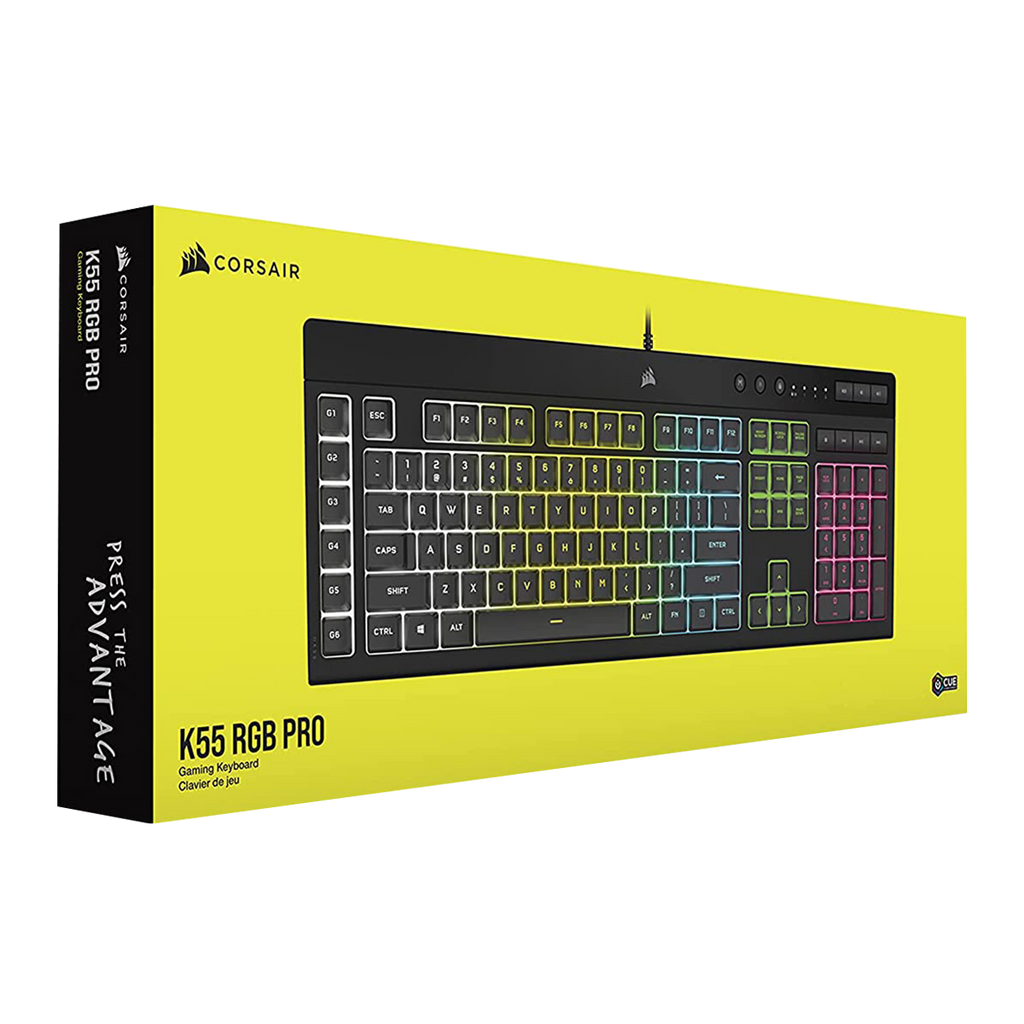 Teclado Corsair  K55 Rgb Pro Xt Membrana Cableado Usb