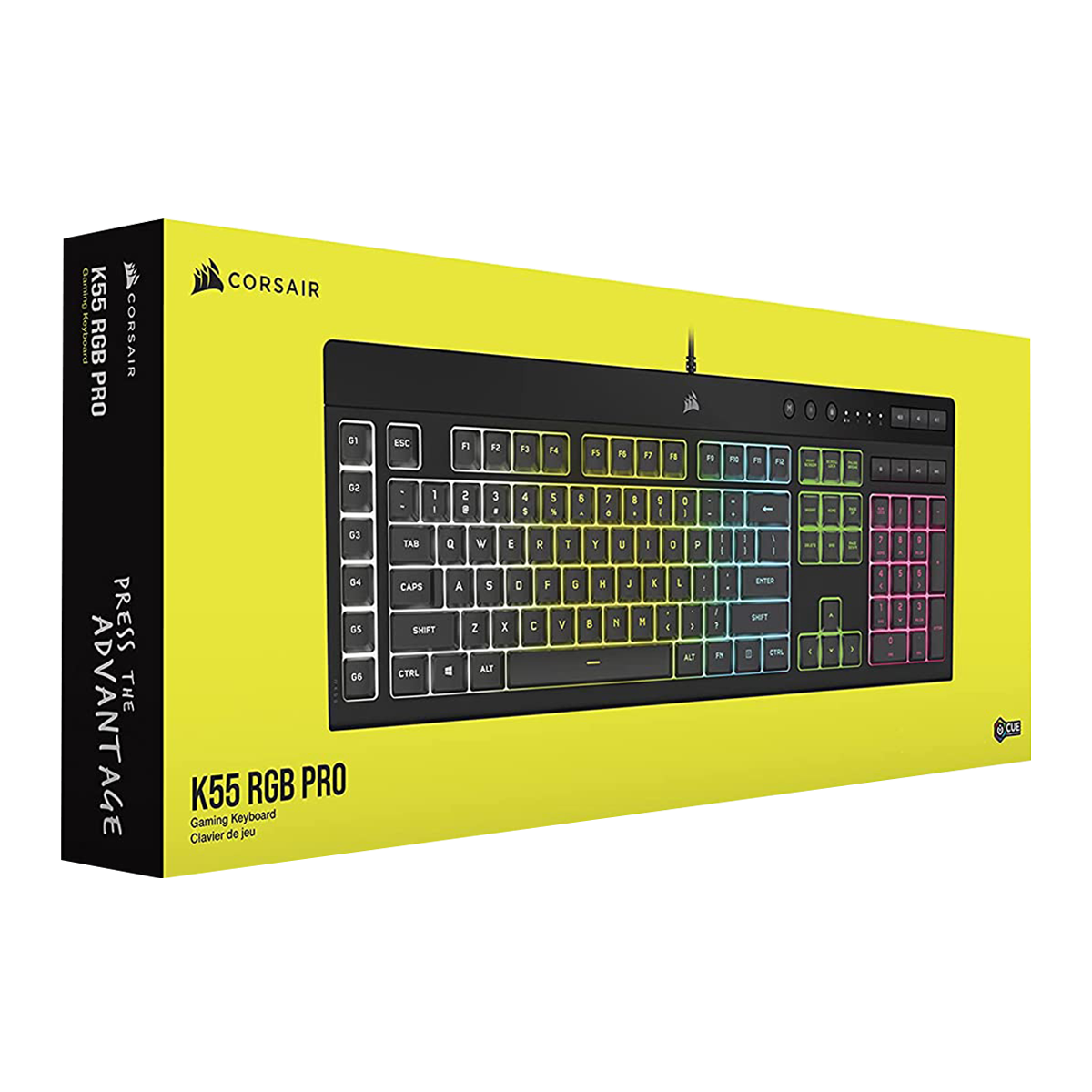 Teclado Corsair  K55 Rgb Pro Xt Membrana Cableado Usb
