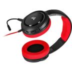 Audifono Corsair Hs35 Stereo Rojo