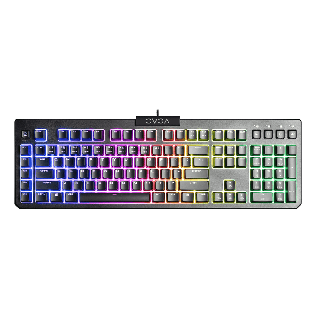 Teclado Evga Z12 Rgb Membrana Usb Resistente Al Agua