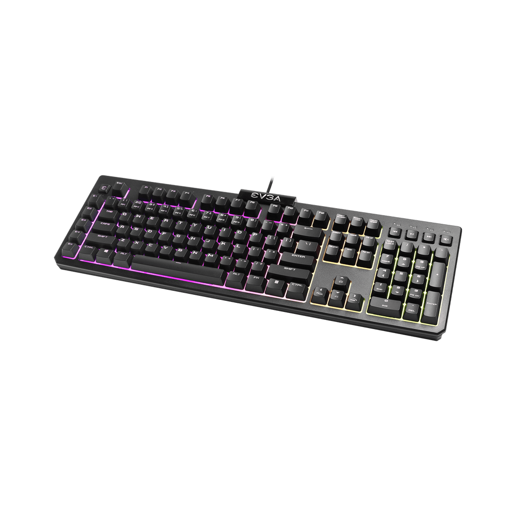 Teclado Evga Z12 Rgb Membrana Usb Resistente Al Agua
