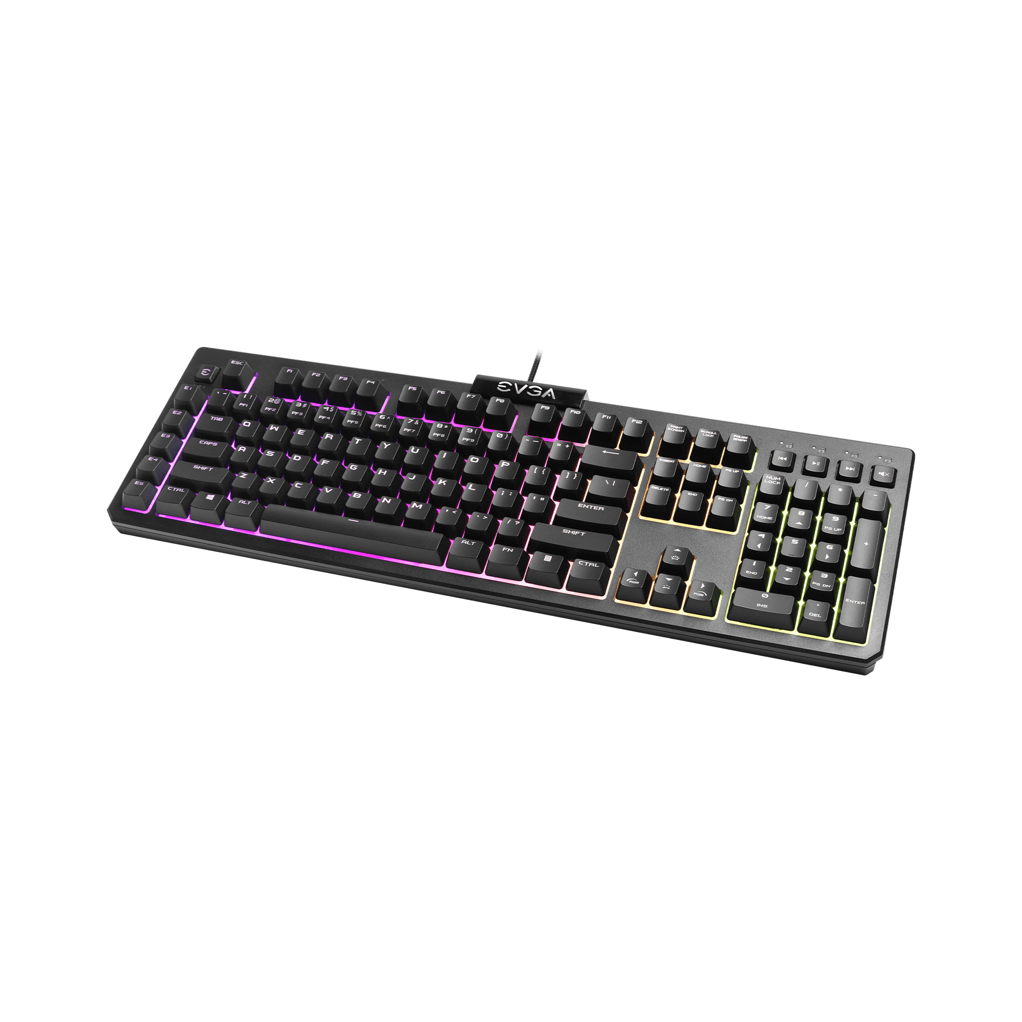 Teclado Evga Z12 Rgb Membrana Usb Resistente Al Agua