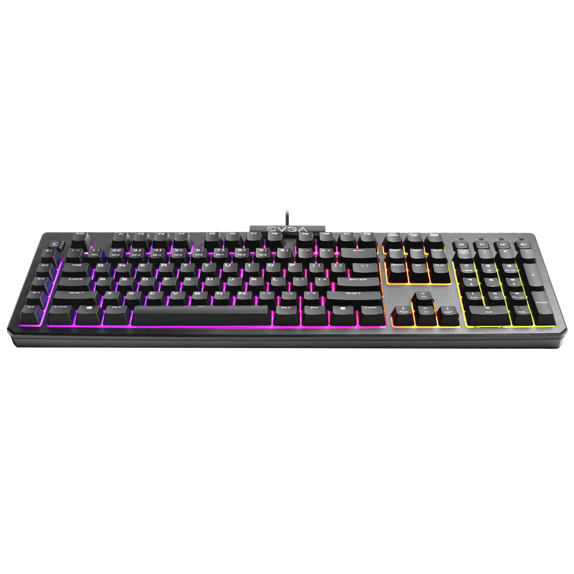 Teclado Evga Z12 Rgb Membrana Usb Resistente Al Agua