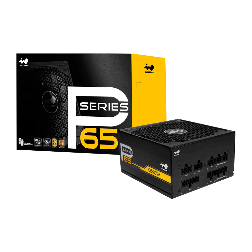 Fuente De Poder Inwin P65 650W 80 Plus Gold