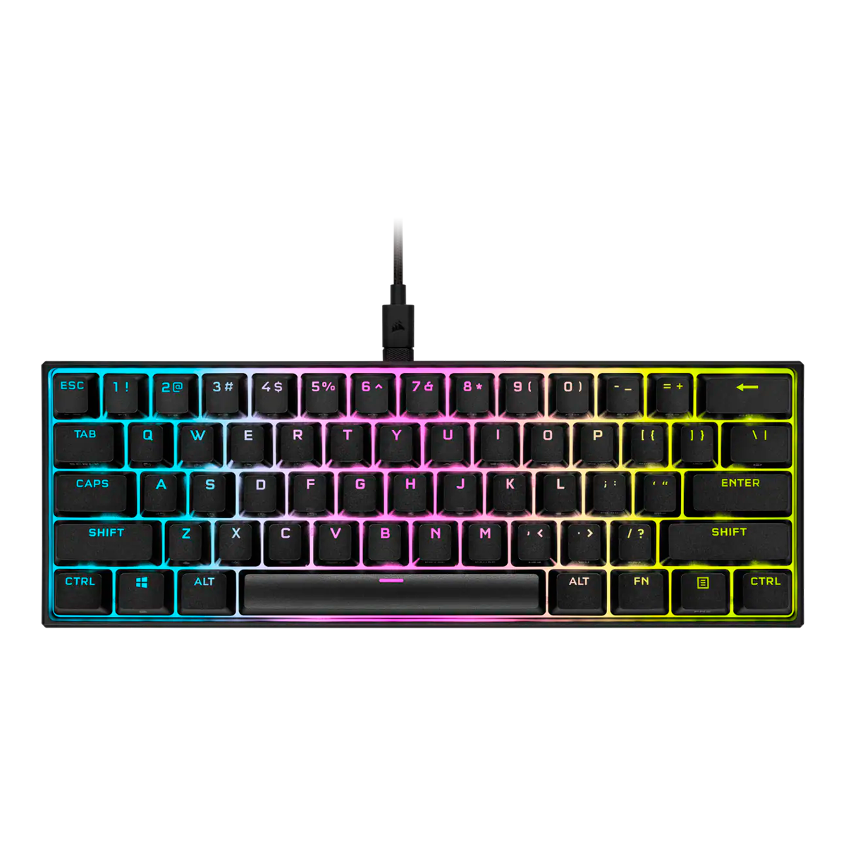 Teclado Corsair  K65 Rgb Mini Mecánico Switch Cherry Mx Rojo
