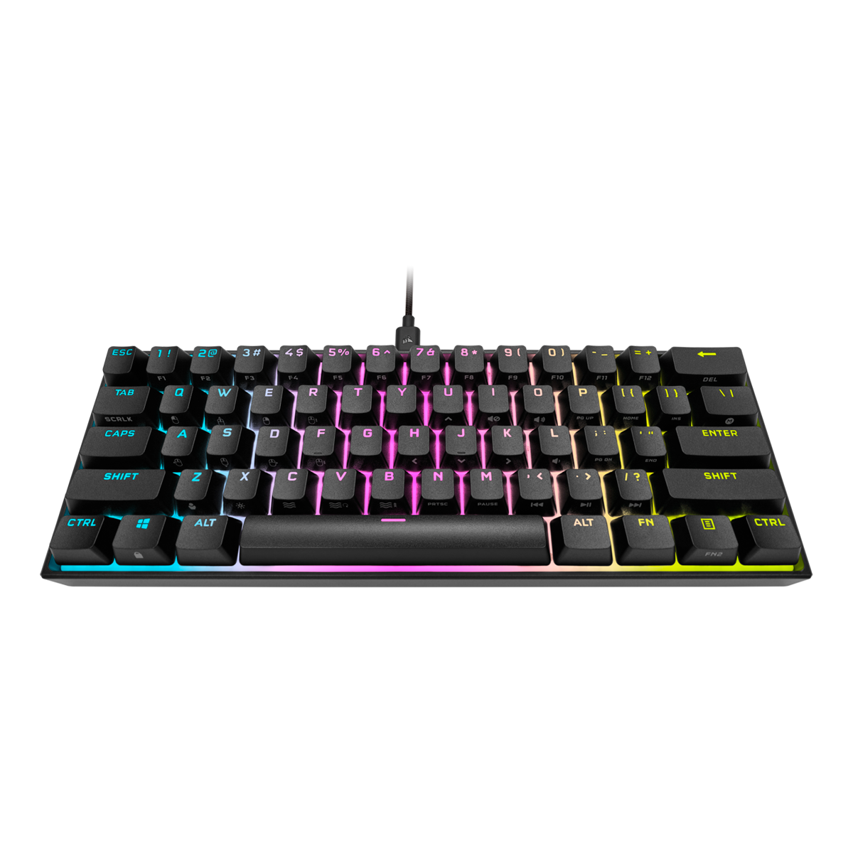 Teclado Corsair  K65 Rgb Mini Mecánico Switch Cherry Mx Rojo