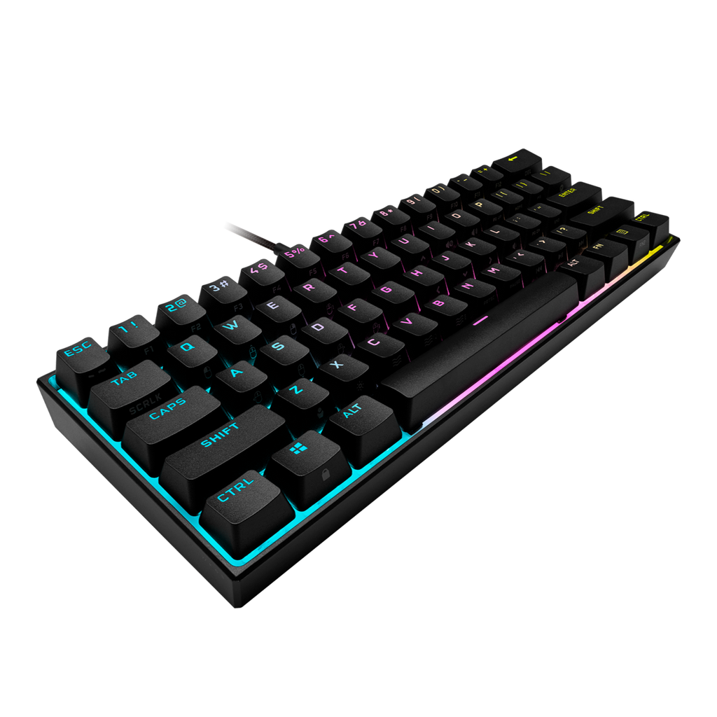 Teclado Corsair  K65 Rgb Mini Mecánico Switch Cherry Mx Rojo