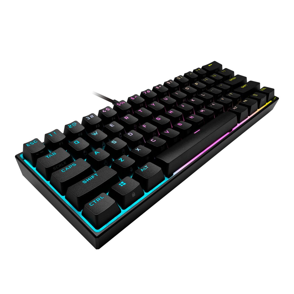 Teclado Corsair  K65 Rgb Mini Mecánico Switch Cherry Mx Rojo