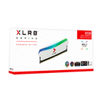 Memoria Ram Pny  Rgb Blanco 8Gb Ddr4 3600 Hz