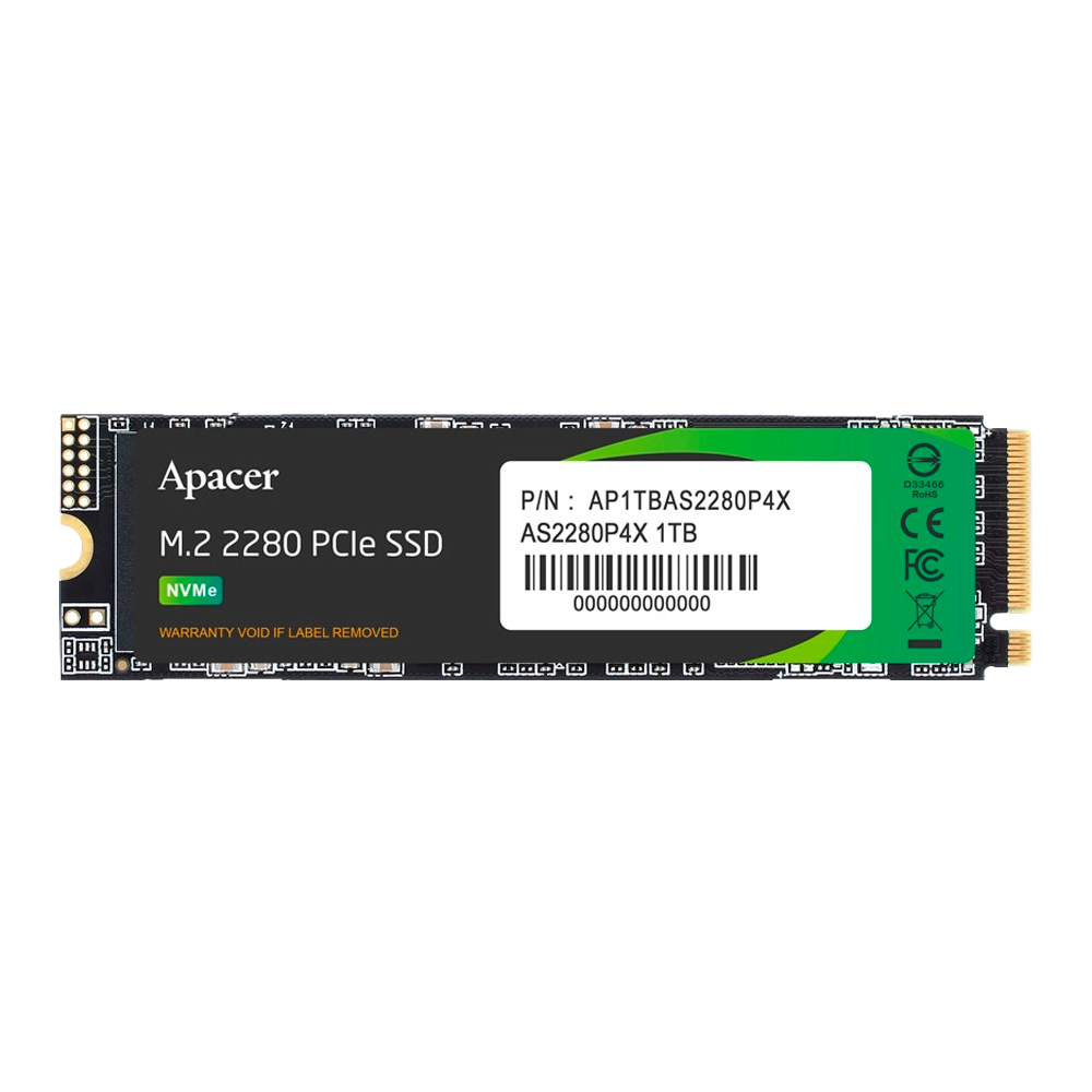 Disco Solido M.2 Apacer As2280P4X 1Tb PCIe