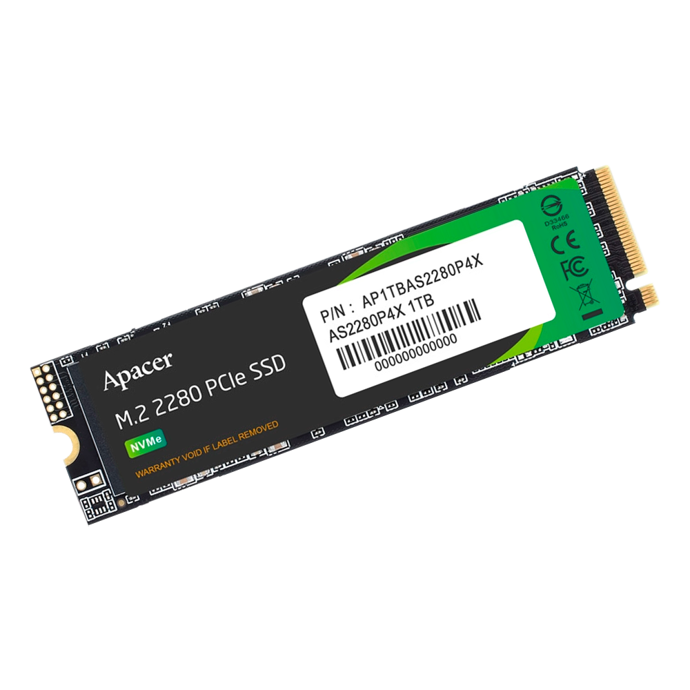 Disco Solido M.2 Apacer As2280P4X 1Tb PCIe