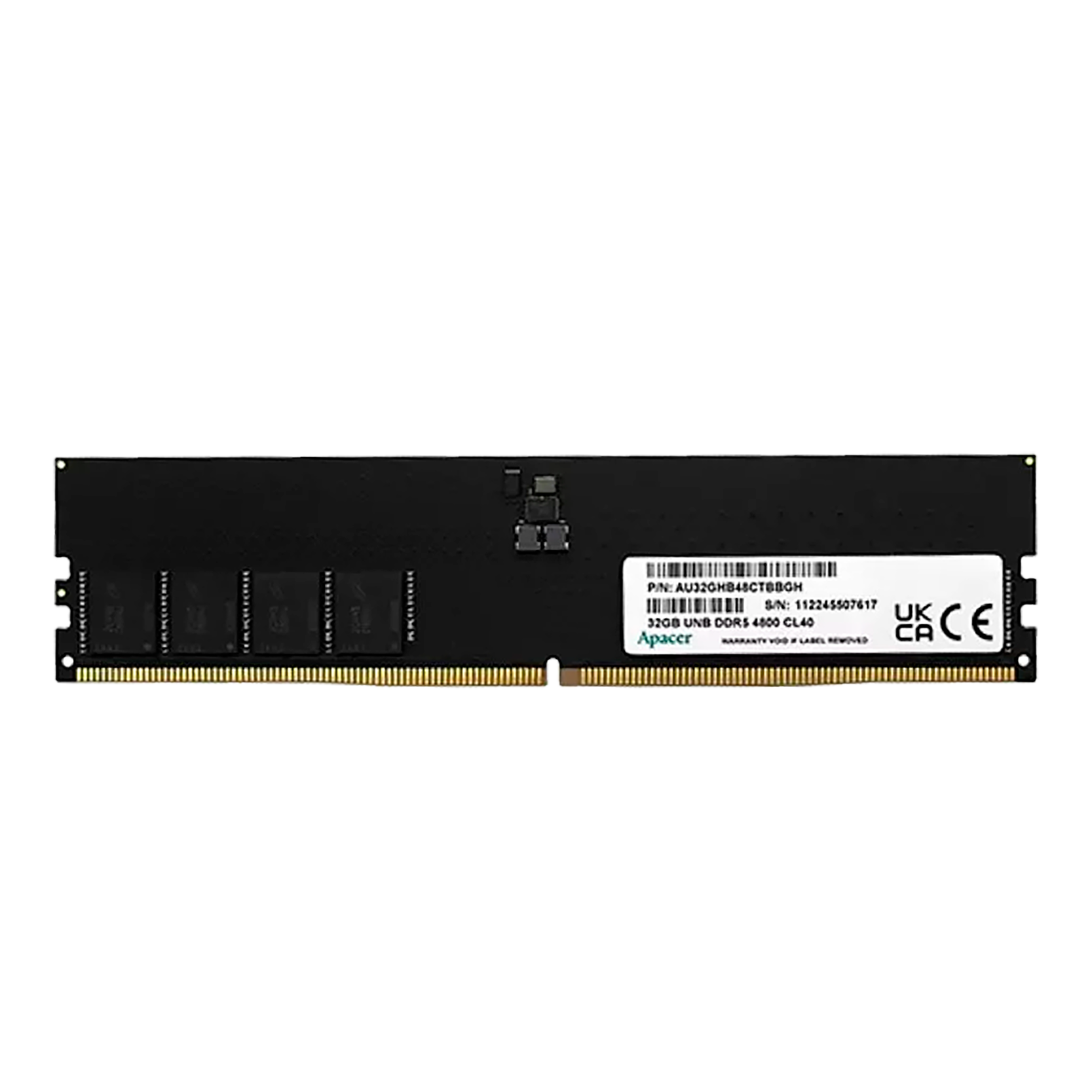 Memoria Ram Apacer Ddr5 32Gb 4800 Mhz  S/Disc. Soporta Amd