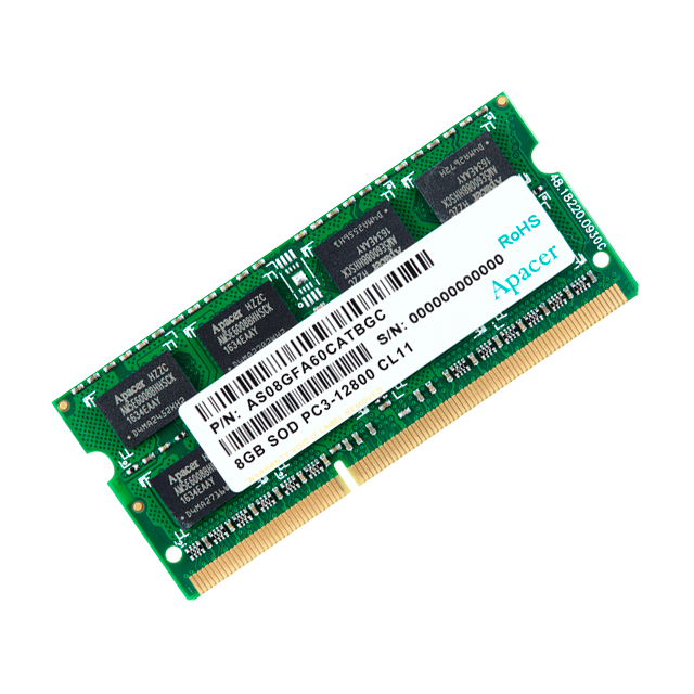 Memoria Ram Apacer  Ddr3 8Gb  1600 Mhz Laptop