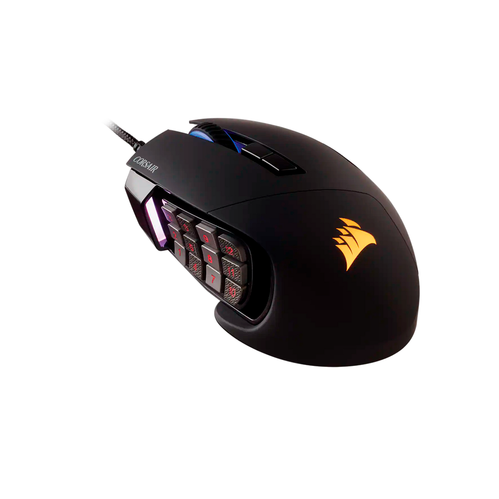 Mouse Corsair  Scimitar Pro Rgb Negro 16.000 Dpi