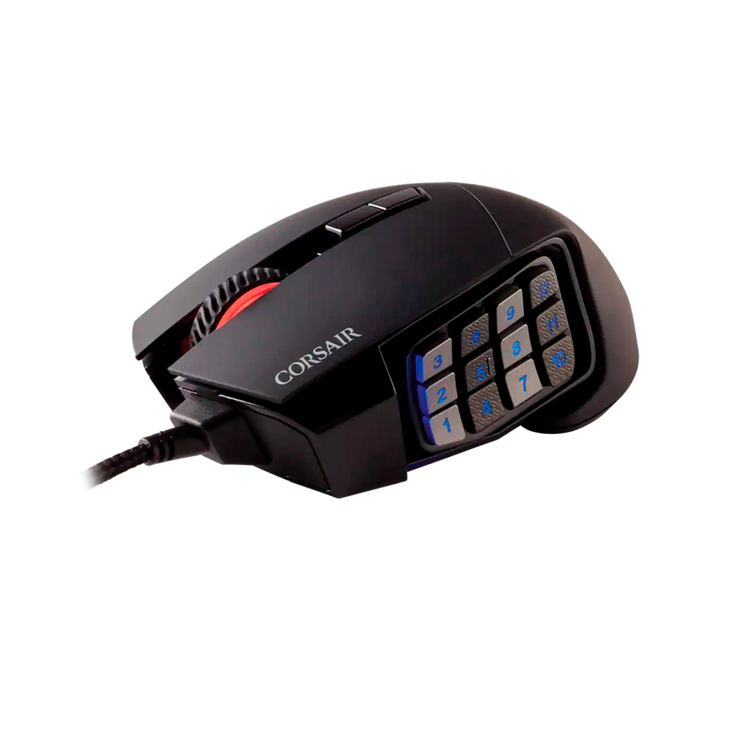 Mouse Corsair  Scimitar Pro Rgb Negro 16.000 Dpi
