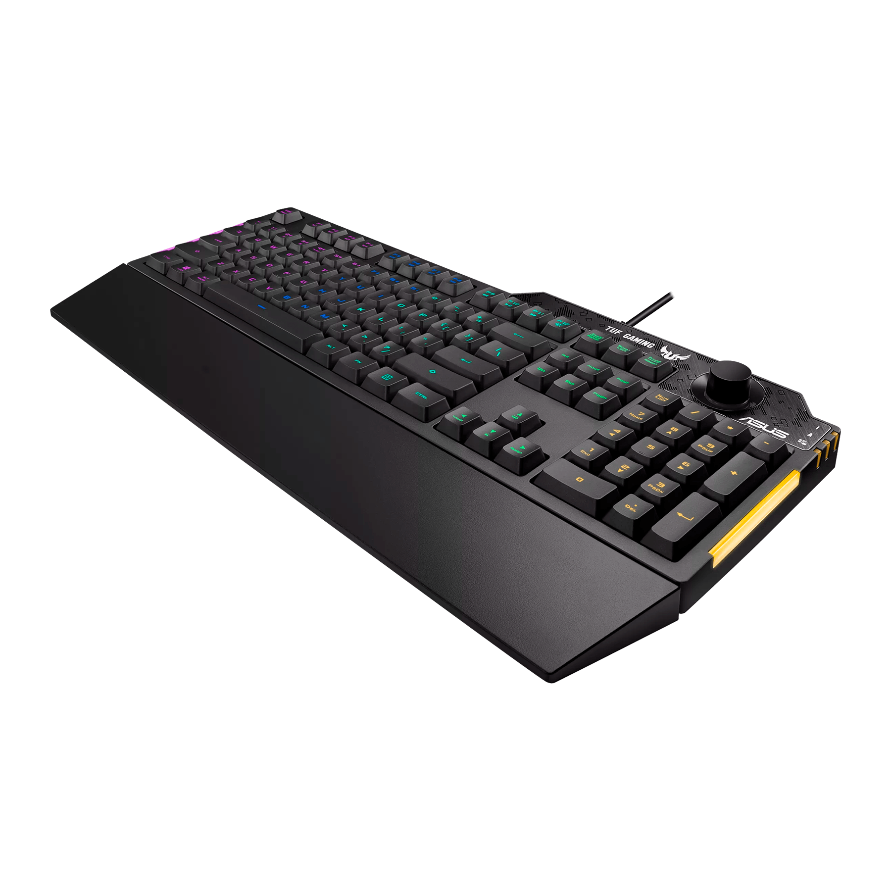 Teclado Asus  Tuf Gaming K1 Rgb Membrana Cableado Usb