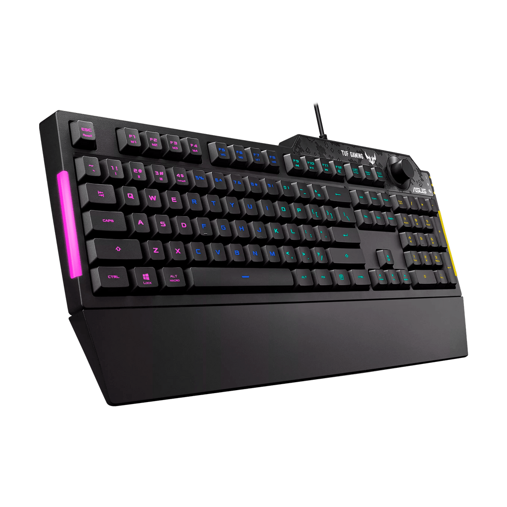 Teclado Asus  Tuf Gaming K1 Rgb Membrana Cableado Usb