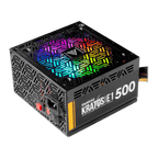 Fuente De Poder Gamdias Kratos E1-500 Rgb 500W 80% De Eficiencia