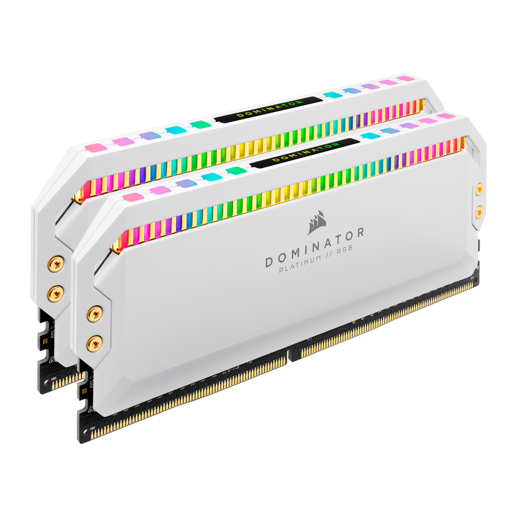 Memoria Ram Corsair Dominator Platinum Rgb Blanco Ddr4 16Gb (2X8Gb) 3600Mhz