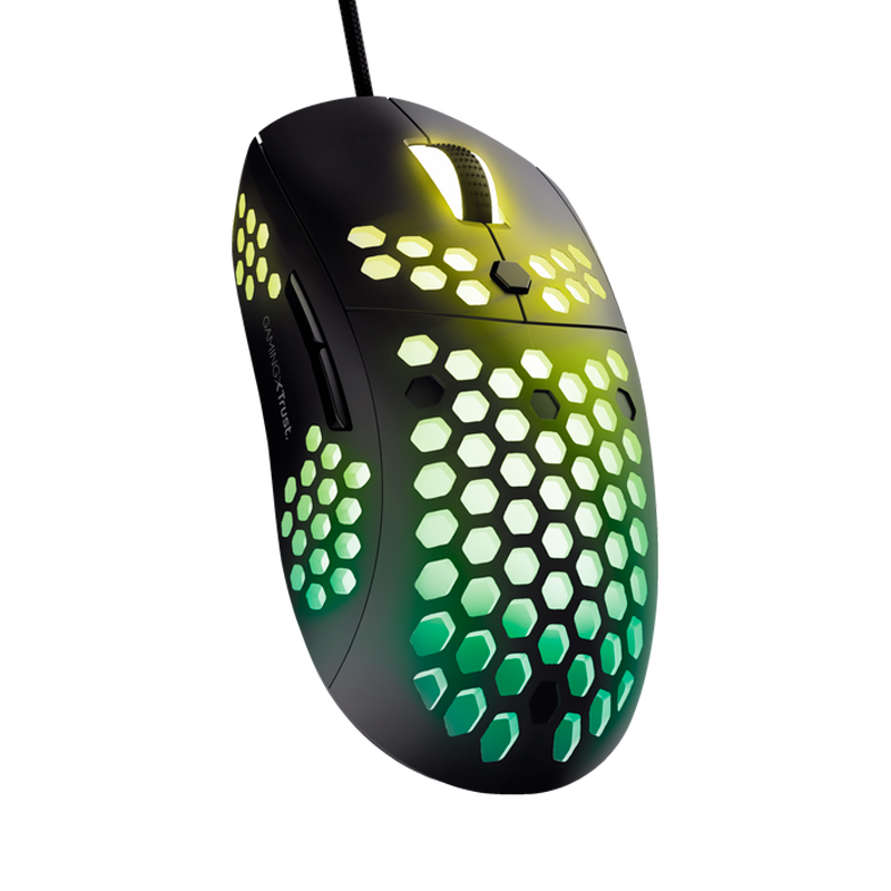 Mouse Trust Gxt960 Graphin Rgb, Cableado Usb 10.000 Dpi