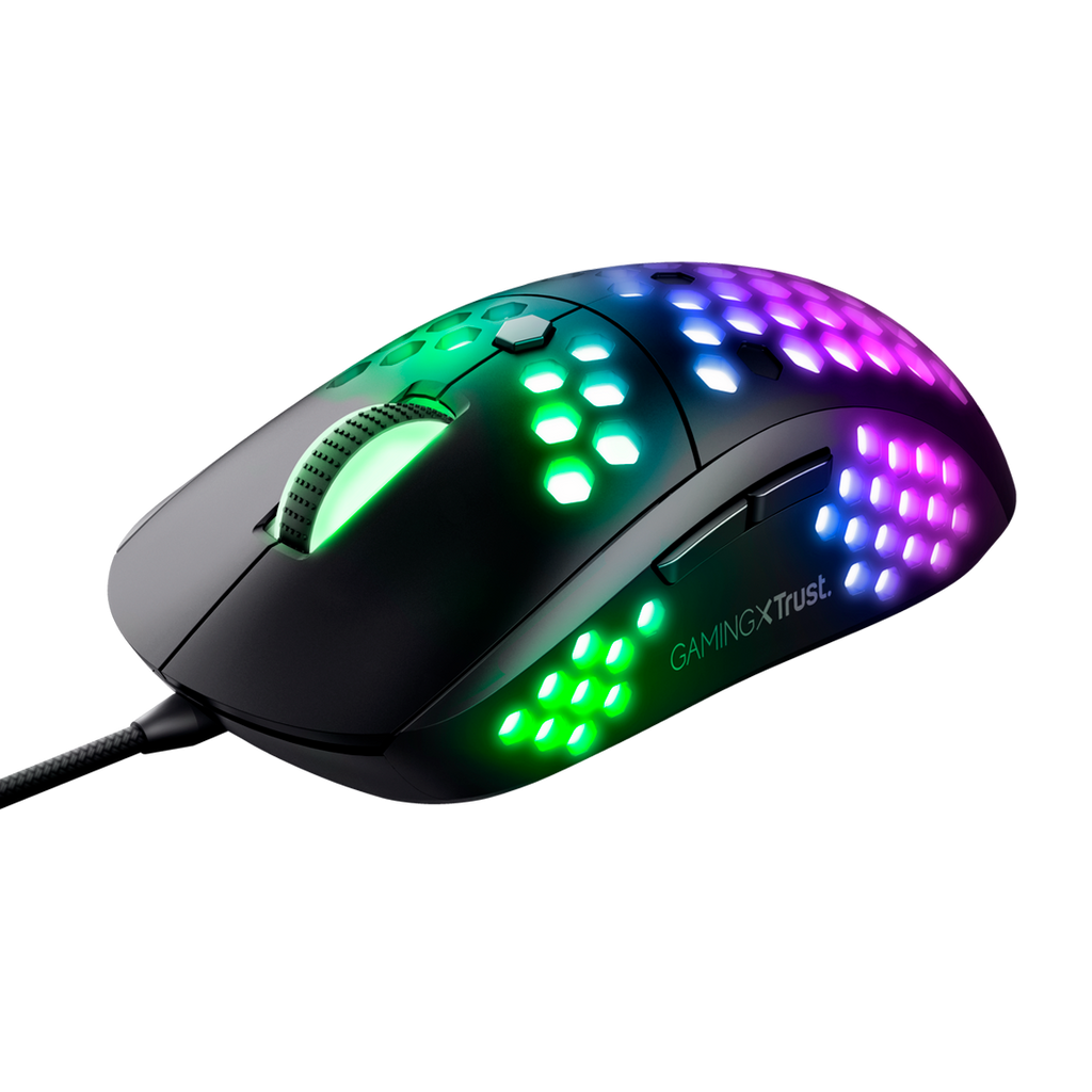 Mouse Trust Gxt960 Graphin Rgb, Cableado Usb 10.000 Dpi