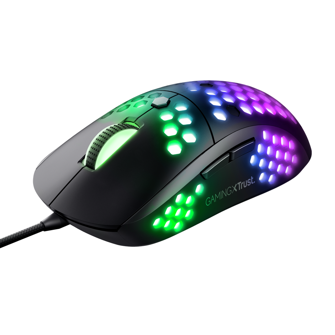 Mouse Trust Gxt960 Graphin Rgb, Cableado Usb 10.000 Dpi