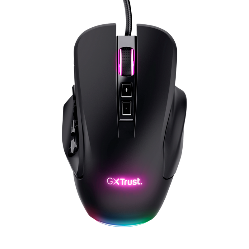 Mouse Trust Gxt970 Morfix Cableado Usb 10.000 Dpi