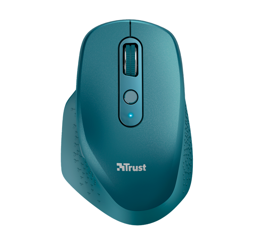 Mouse Trust  Ozza Inalámbrico  Azul 2.400 Dpi