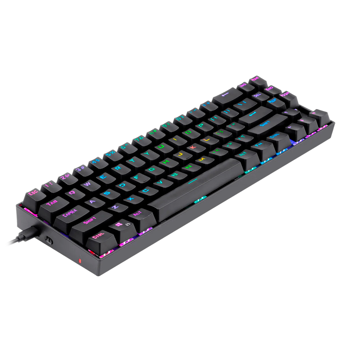 Teclado Redragon K599-Krs Deimos Rgb Mecánico  Inalámbrico Ingles Switch Rojo