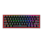 Teclado Redragon K616 Fizz Pro RGB Wireless Black Red Switch English USB-C Bluetooth